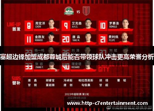 塞超边锋加盟成都蓉城后能否带领球队冲击更高荣誉分析 塞超边锋加盟成都蓉城后能否带领球队冲击更高荣誉分析